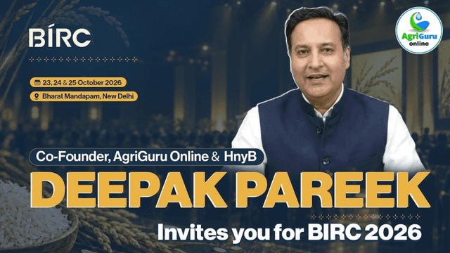 AgriGuru Online Sponsors BIRC 2026 | Meet Our Co-Founder Mr. Deepak Pareek in Delhi