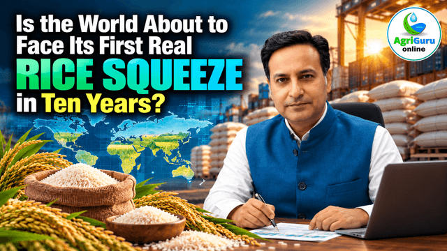 First Rice Squeeze in 10 Years? Global Market Forecast |AgriGuru Online