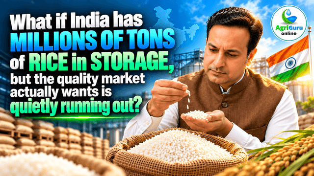 India Rice Quality Squeeze 2026 - Storage vs Market Reality | AgriGuru Online