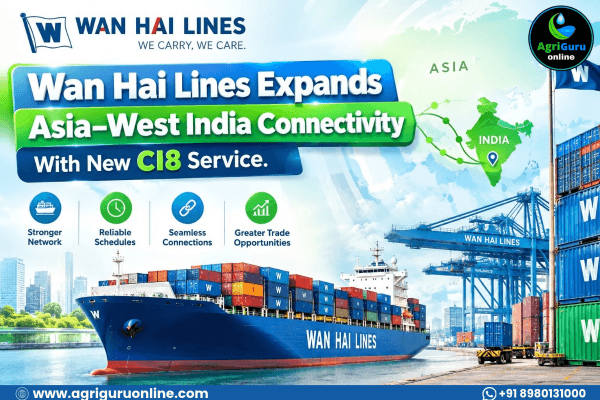 Wan Hai Lines Expands Asia–West India Connectivity With New CI8 Service