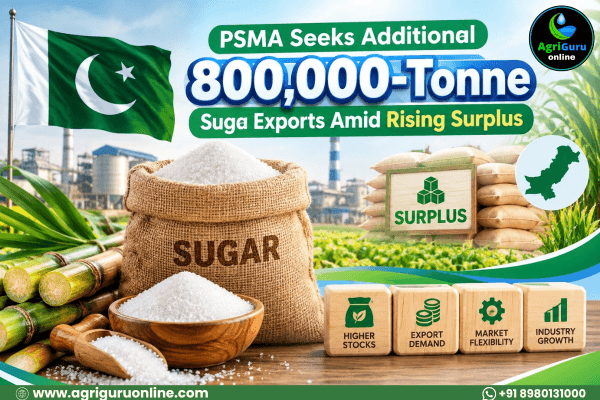 PSMA Seeks Additional 800,000-Tonne Sugar Exports Amid Rising Surplus