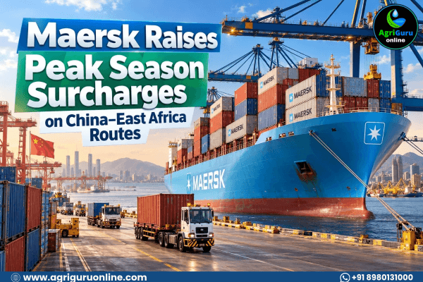 Maersk Raises Peak Season Surcharges on China–East Africa Routes