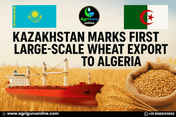 Kazakhstan Marks First Large-Scale Wheat Export to Algeria
