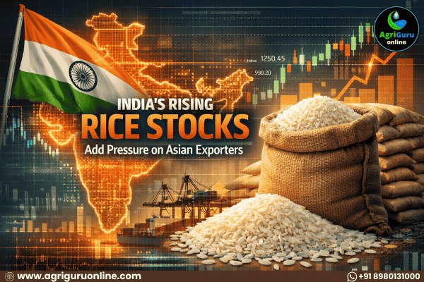 India’s Rising Rice Stocks Add Pressure on Asian Exporters