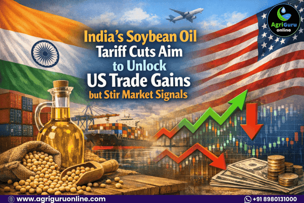 India’s Soybean Oil Tariff Cuts Aim to Unlock US Trade Gains but Stir Market Signals