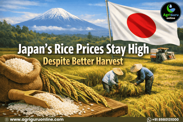 Japan's Rice Prices Stay High Despite Better Harvest