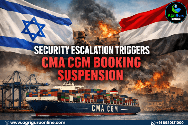 Security Escalation Triggers CMA CGM Booking Suspension.