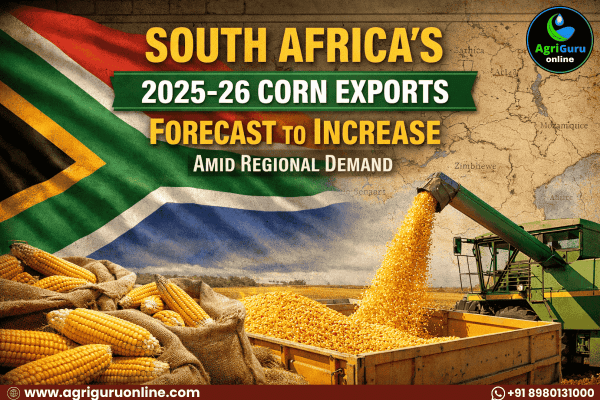 South Africa’s 2025-26 Corn Exports Forecast to Increase Amid Regional Demand