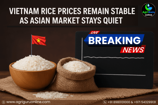 Vietnam Rice Prices Remain Stable as Asian Market Stays Quiet