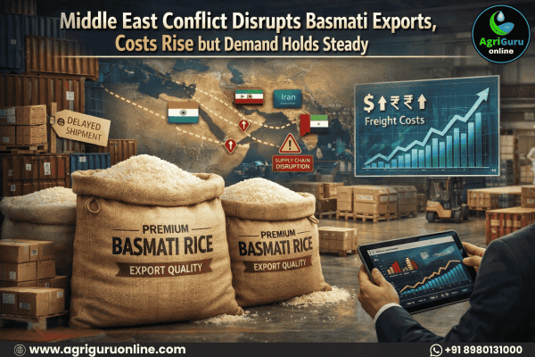 Middle East Conflict Disrupts Basmati Exports, Raises Costs but Demand Remains Steady