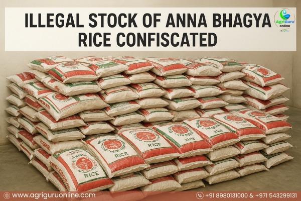 Illegal Stock Of Anna Bhagya Rice Confiscated