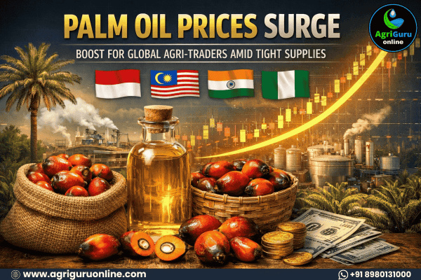 Palm Oil Prices Surge: Boost for Global Agri-Traders Amid Tight Supplies