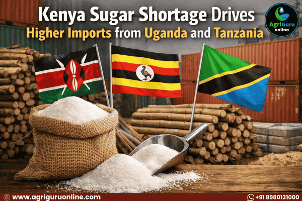 Kenya Sugar Shortage Drives Higher Imports from Uganda and Tanzania