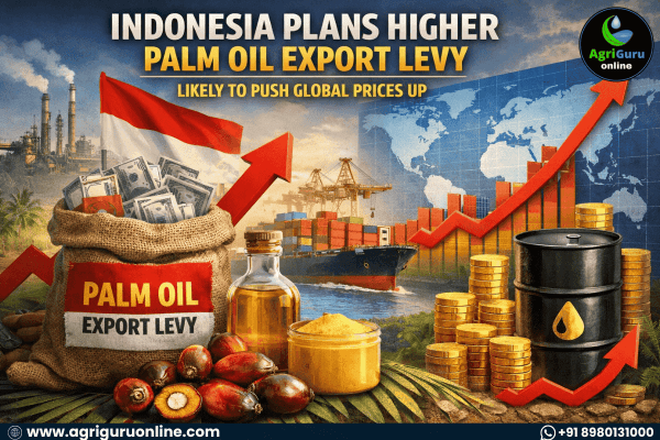 Indonesia Plans Higher Palm Oil Export Levy, Likely to Push Global Prices Up