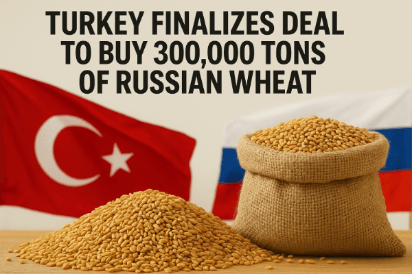 Turkey finalizes deal to buy 300,000 tons of Russian wheat