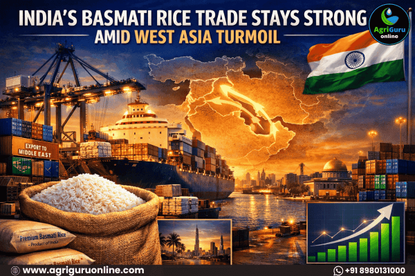 India’s Basmati Rice Trade Stays Strong Amid West Asia Turmoil