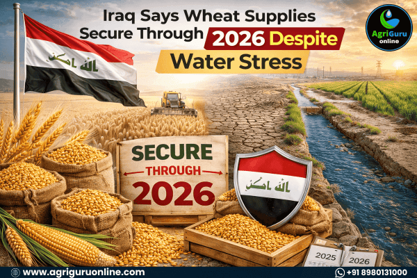 Iraq Says Wheat Supplies Secure Through 2026 Despite Water Stress