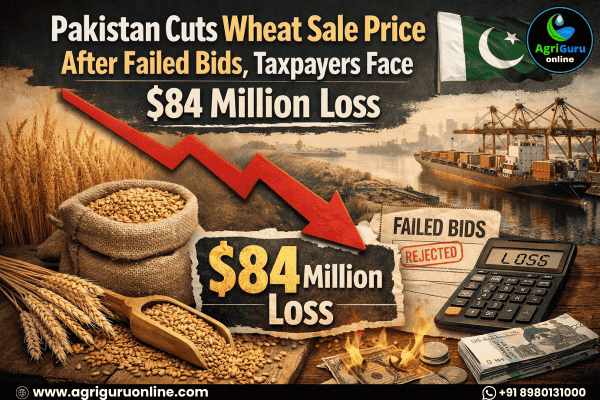Pakistan Cuts Wheat Sale Price After Failed Bids, Taxpayers Face $84 Million Loss