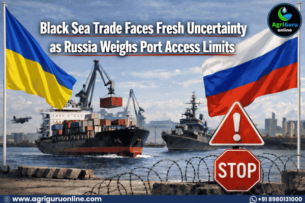Black Sea Trade Faces Fresh Uncertainty as Russia Weighs Port Access Limits