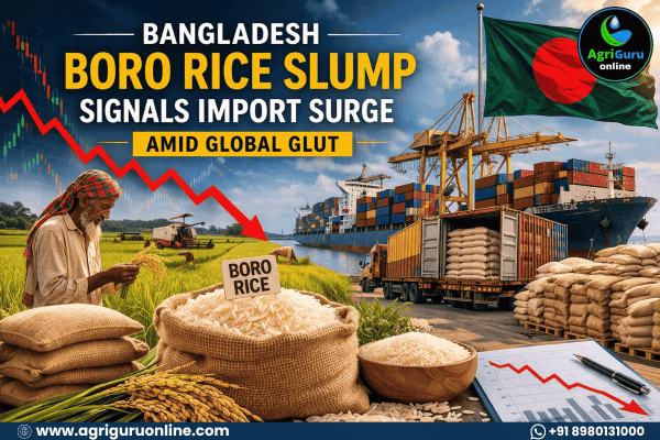 Bangladesh Boro Rice Slump Signals Import Surge Amid Global Glut