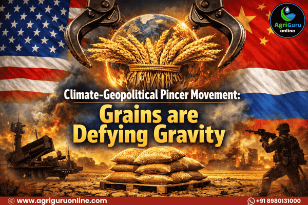 Climate-Geopolitical Pincer Movement: Grains are Defying Gravity
