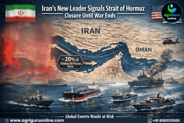Iran’s New Leader Signals Strait of Hormuz Closure Until War Ends