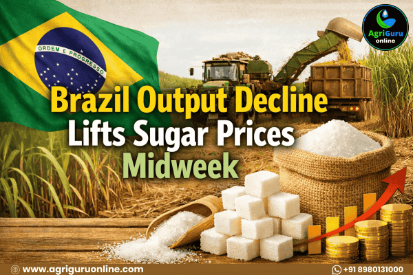 Brazil Output Decline Lifts Sugar Prices Midweek