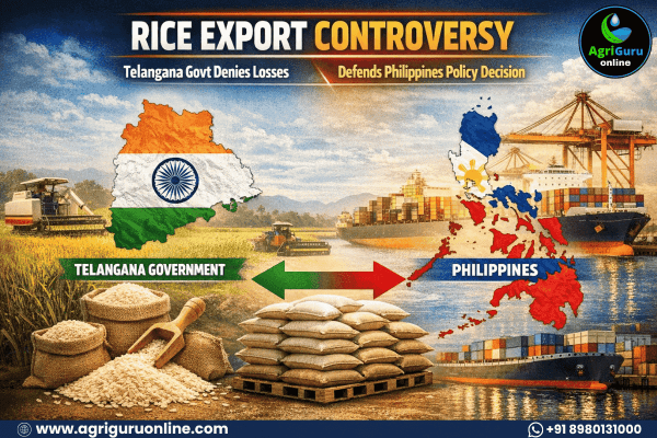 Rice Export Controversy: Telangana Govt Denies Losses, Defends Philippines Policy Decision