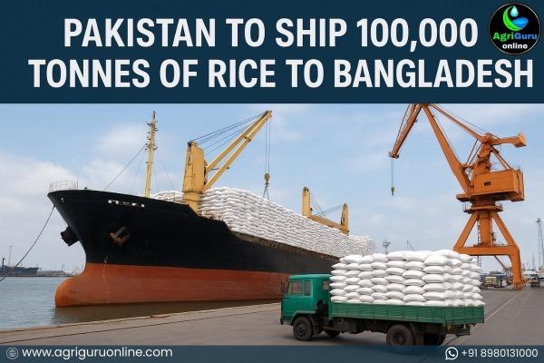 Pakistan to Ship 100,000 Tonnes of Rice to Bangladesh