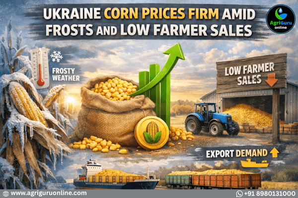 Ukraine Corn Prices Firm Amid Frosts and Low Farmer Sales