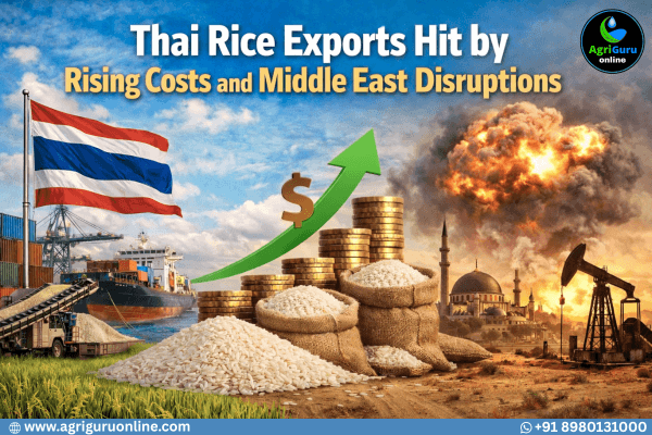 Thai Rice Exports Hit by Rising Costs and Middle East Disruptions