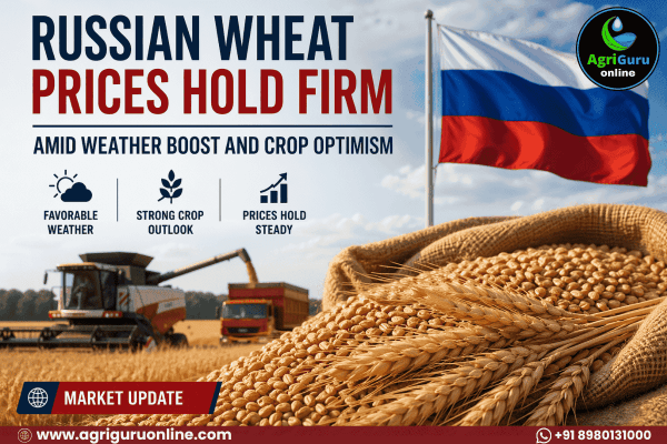 Russian Wheat Prices Hold Firm Amid Weather Boost and Crop Optimism