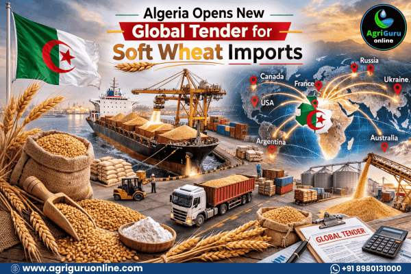Algeria Opens New Global Tender for Soft Wheat Imports