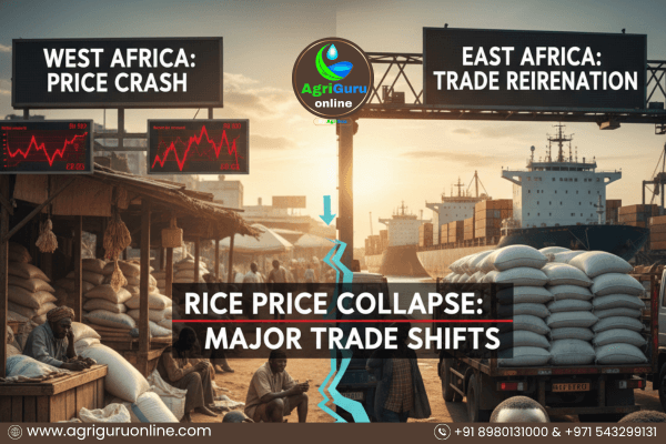 Rice Price Collapse Triggers Major Trade Shifts Across West and East African Markets.