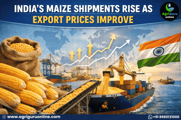 India’s Maize Shipments Rise as Export Prices Improve