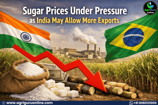 Sugar Prices Under Pressure as India May Allow More  Exports
