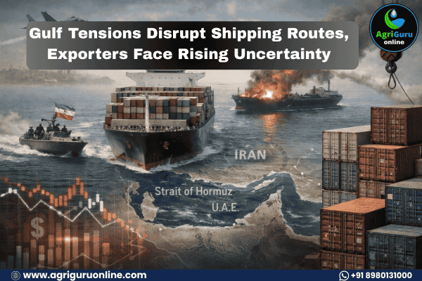 Gulf Tensions Disrupt Shipping Routes, Exporters Face Rising Uncertainty