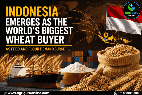 Indonesia Emerges as the World’s Biggest Wheat Buyer as Feed and Flour Demand Surge