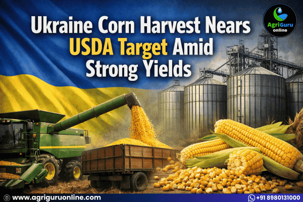 Ukraine Corn Harvest Nears USDA Target Amid Strong Yields