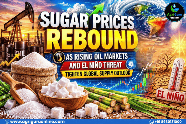 Sugar Prices Rebound as Rising Oil Markets and El Niño Threat Tighten Global Supply Outlook