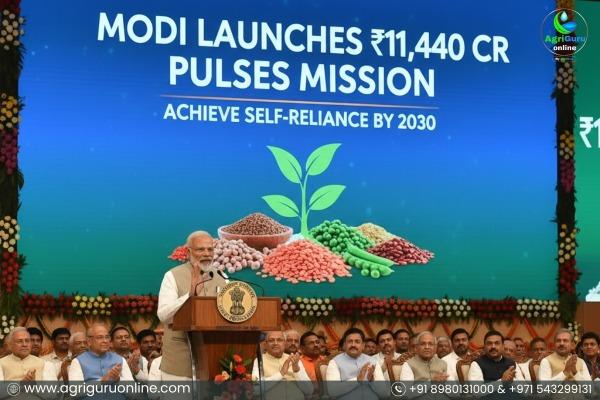 PM Modi launches ₹11,440 cr Pulses Mission To Achieve Self-Reliance By 2030.