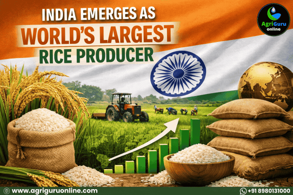 India Emerges as World’s Largest Rice Producer