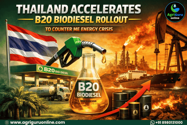 Thailand Accelerates B20 Biodiesel Rollout to Counter ME Energy Crisis