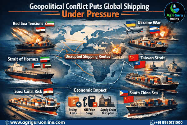 Geopolitical Conflict Puts Global Shipping Under Pressure