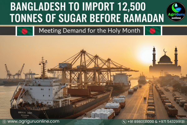 Bangladesh to Import 12,500 Tonnes of Sugar Before Ramadan