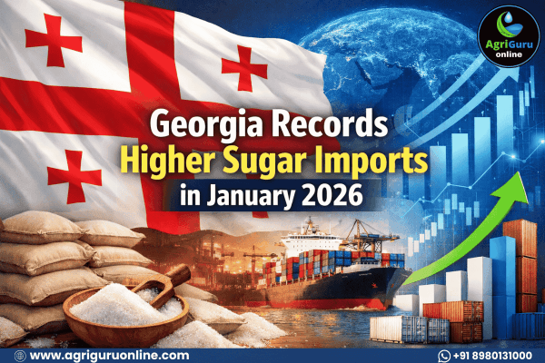 Georgia Records Higher Sugar Imports in January 2026