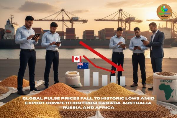 Global Pulse Prices Fall to Historic Lows Amid Export Competition from Different Countries