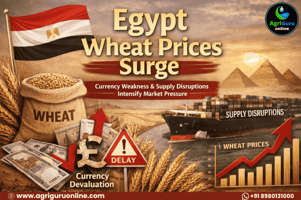 Egypt Wheat Prices Surge as Currency Weakness and Supply Disruptions Intensify Market Pressure