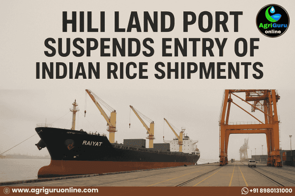 Hili Land Port Suspends Entry of Indian Rice Shipments