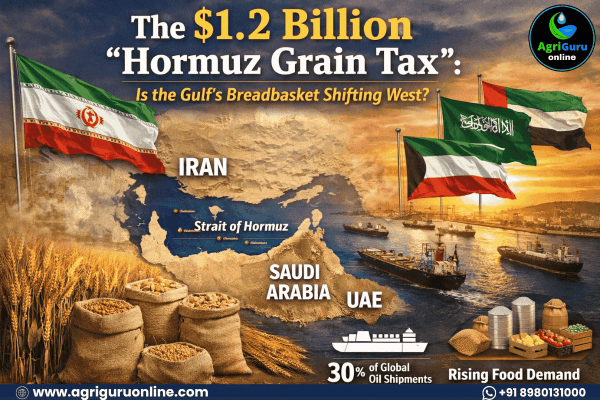 The $1.2 Billion "Hormuz Grain Tax": Is the Gulf’s Breadbasket Shifting West?